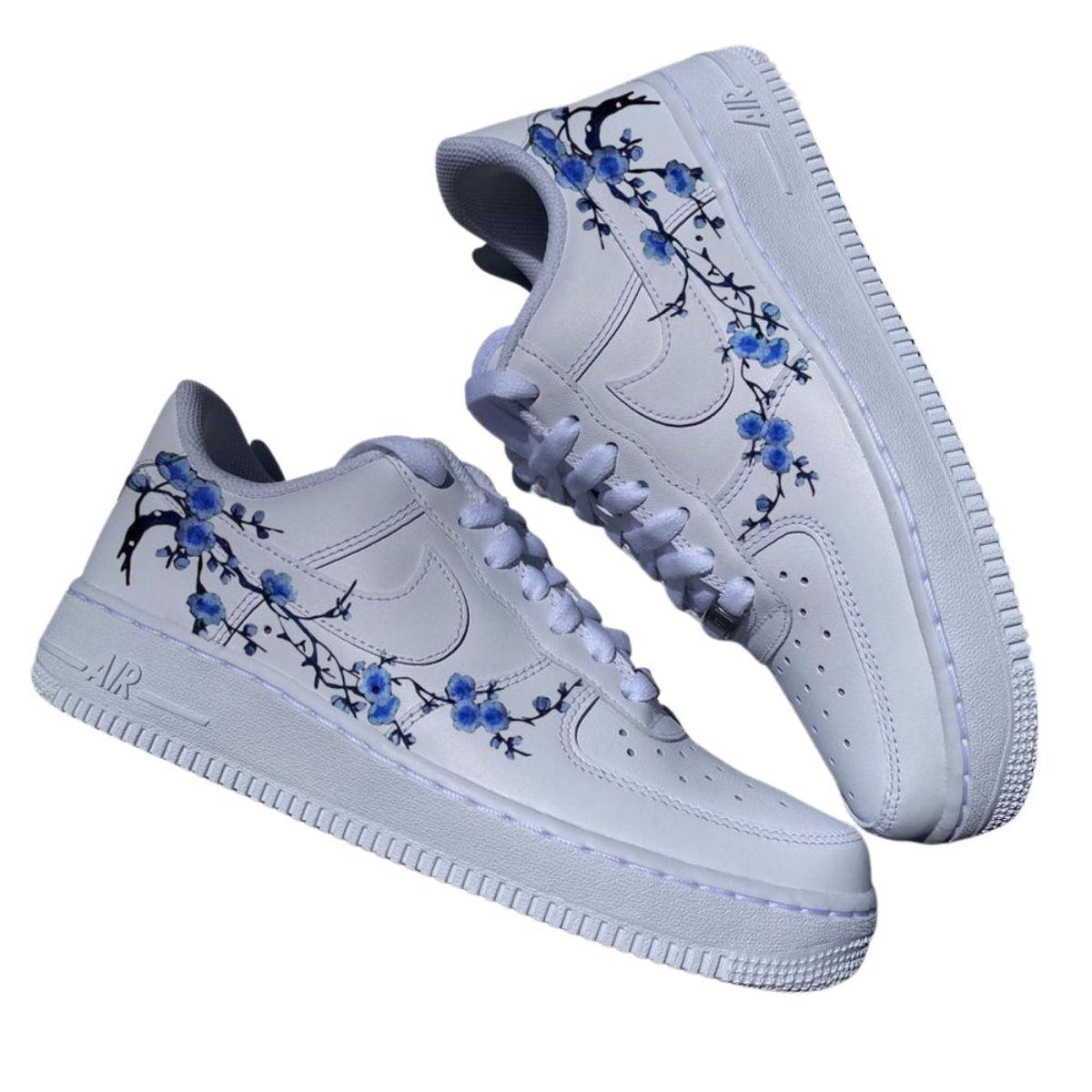 Blue Cherry Blossom AF1 â oicustom