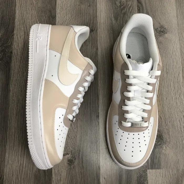 custom air force 1 beige