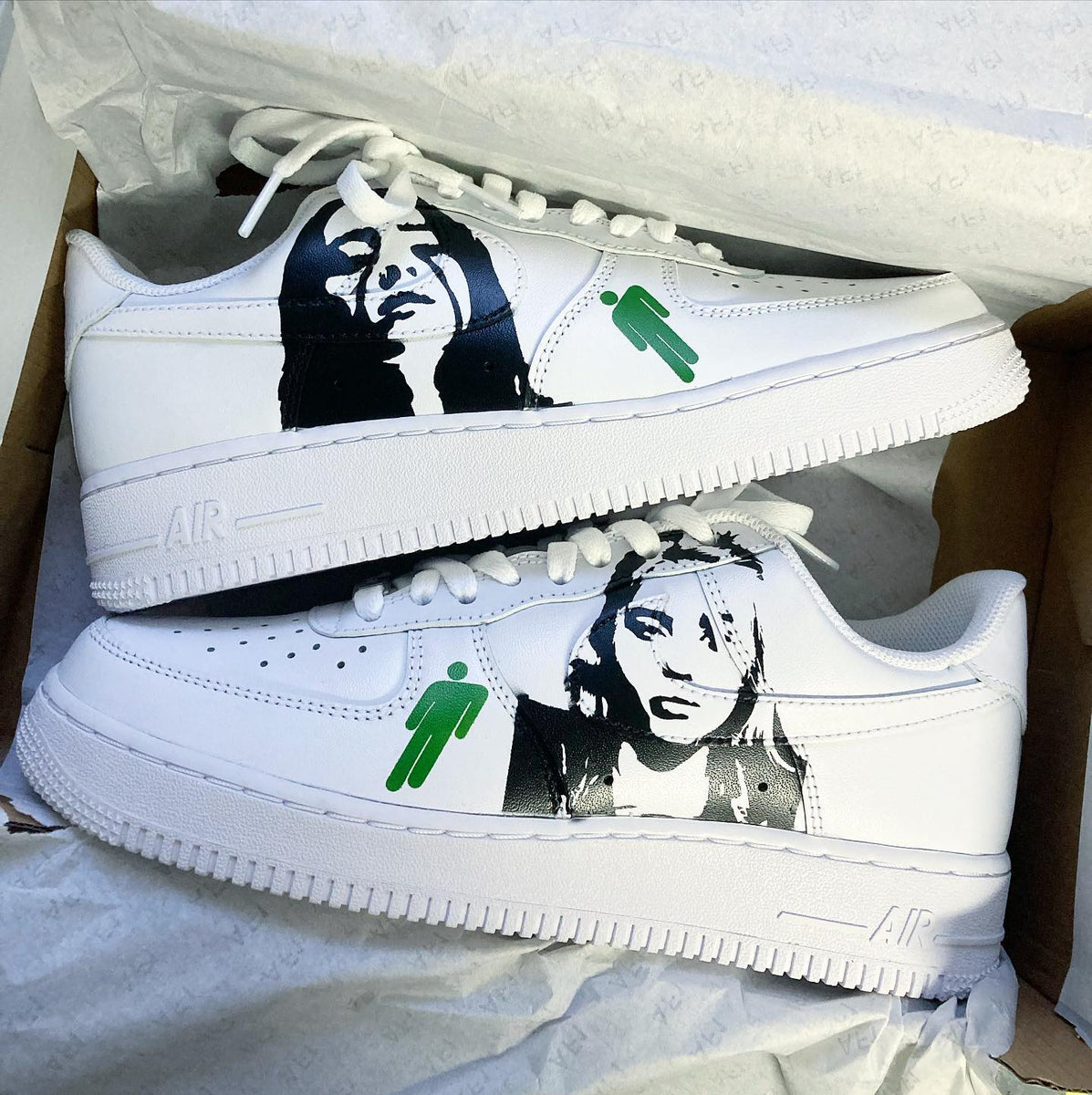 custom billie eilish air force 1