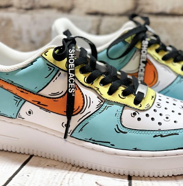 orange swoosh air force 1
