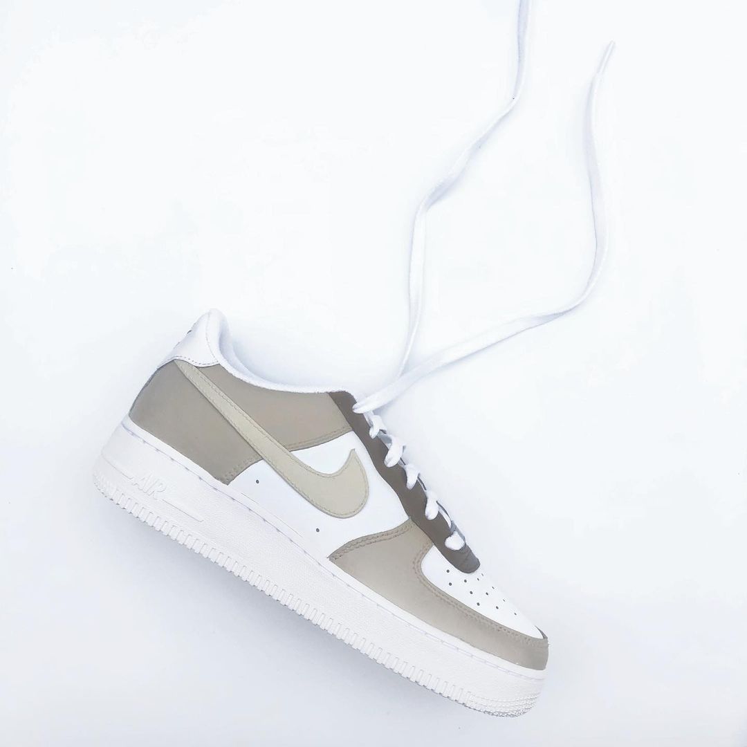 custom air forces brown