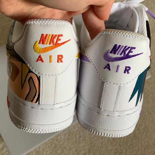 Custom Air Force Naruto Sasuke