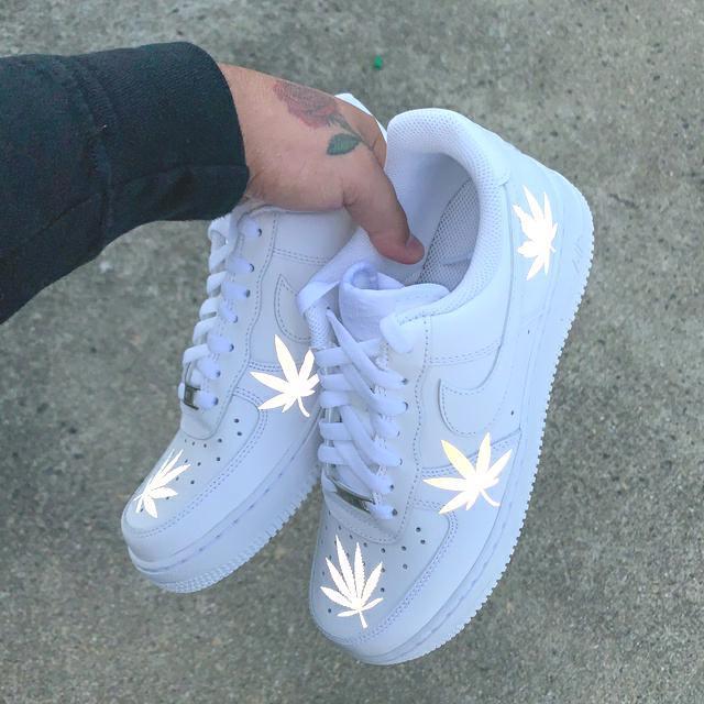 nike air force 1 custom reflective