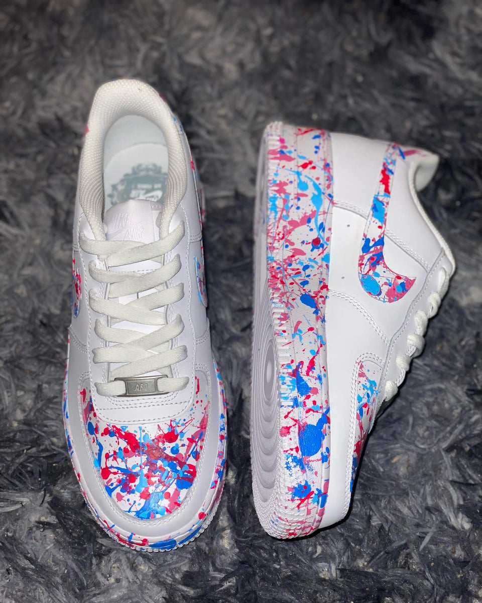Custom Air Force 1 SPRiNKLE SPLASH – oicustom display picture 3