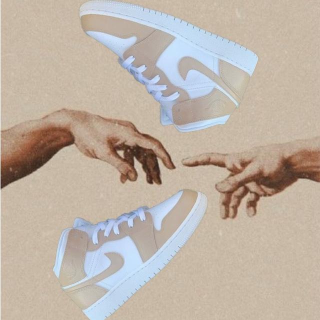 Custom Air Jordan 1 Cookies Cream oicustom