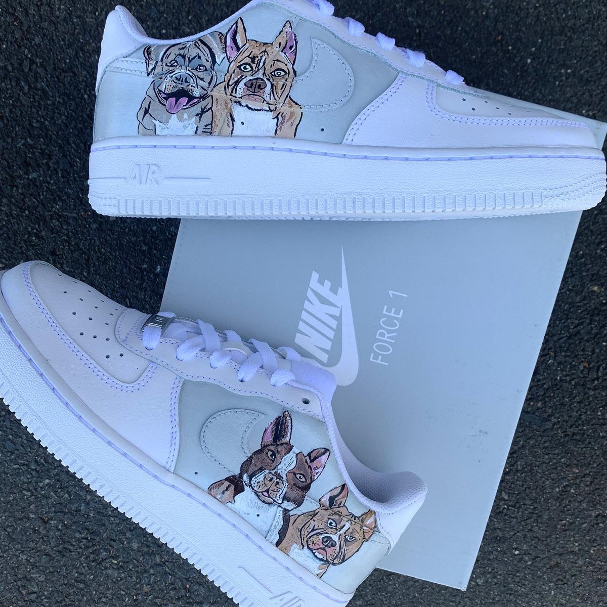 Custom Nike Air Force 1 Dog oicustom