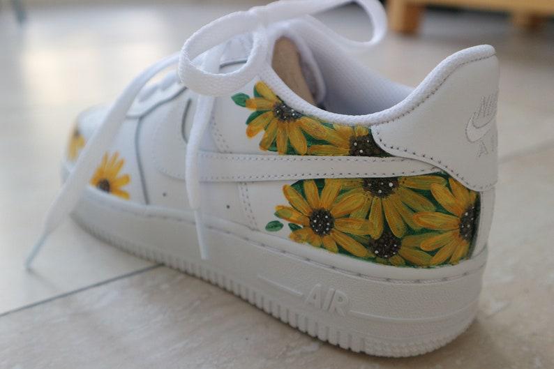 Custom Nike Air Force 1 Sunflower â oicustom