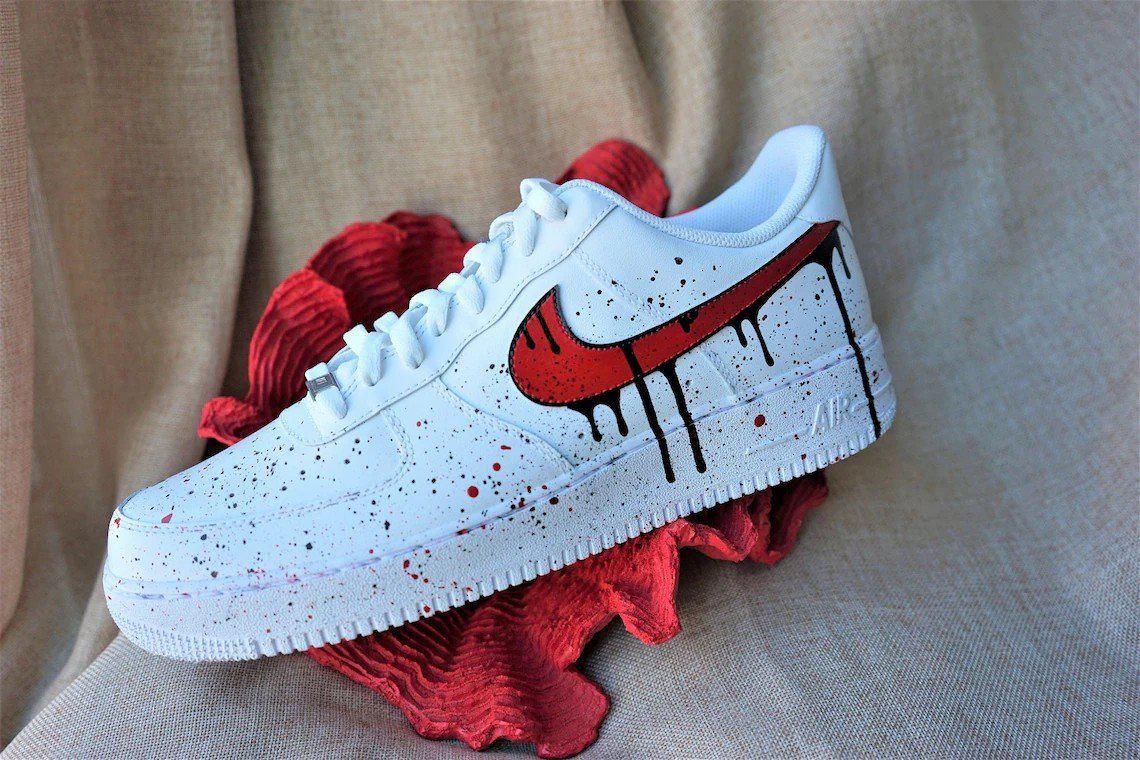 painted nike air force