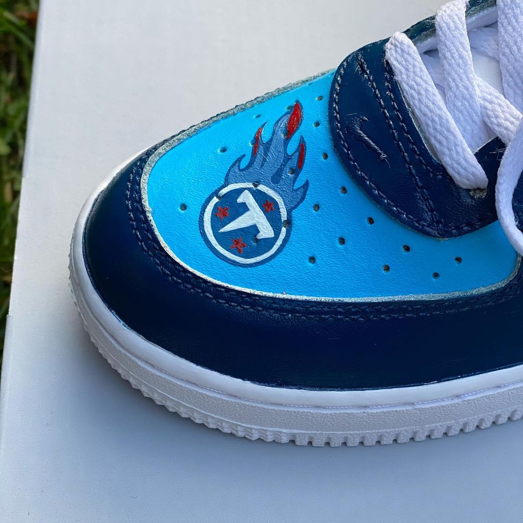 Tennessee Titans High Top Shoes Custom PT19 in 2023