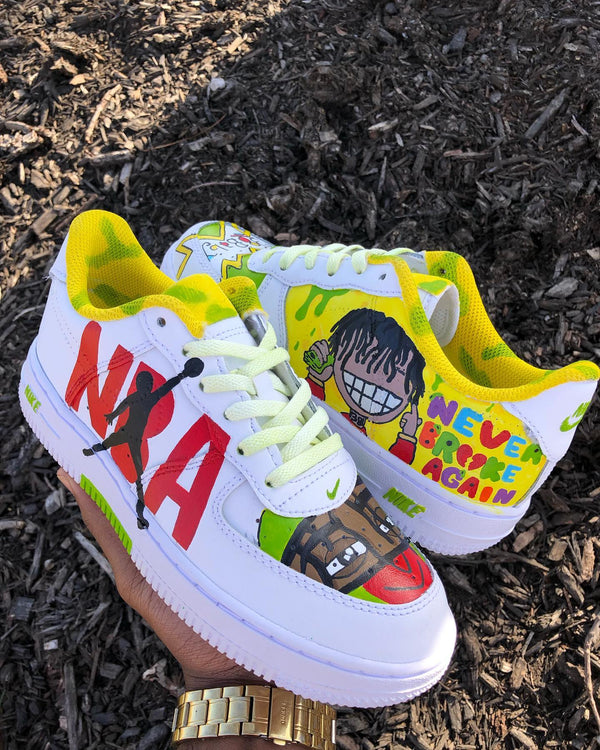 Hand Painted Custom Cartoon Air Force 1 Sneakers-oicustom