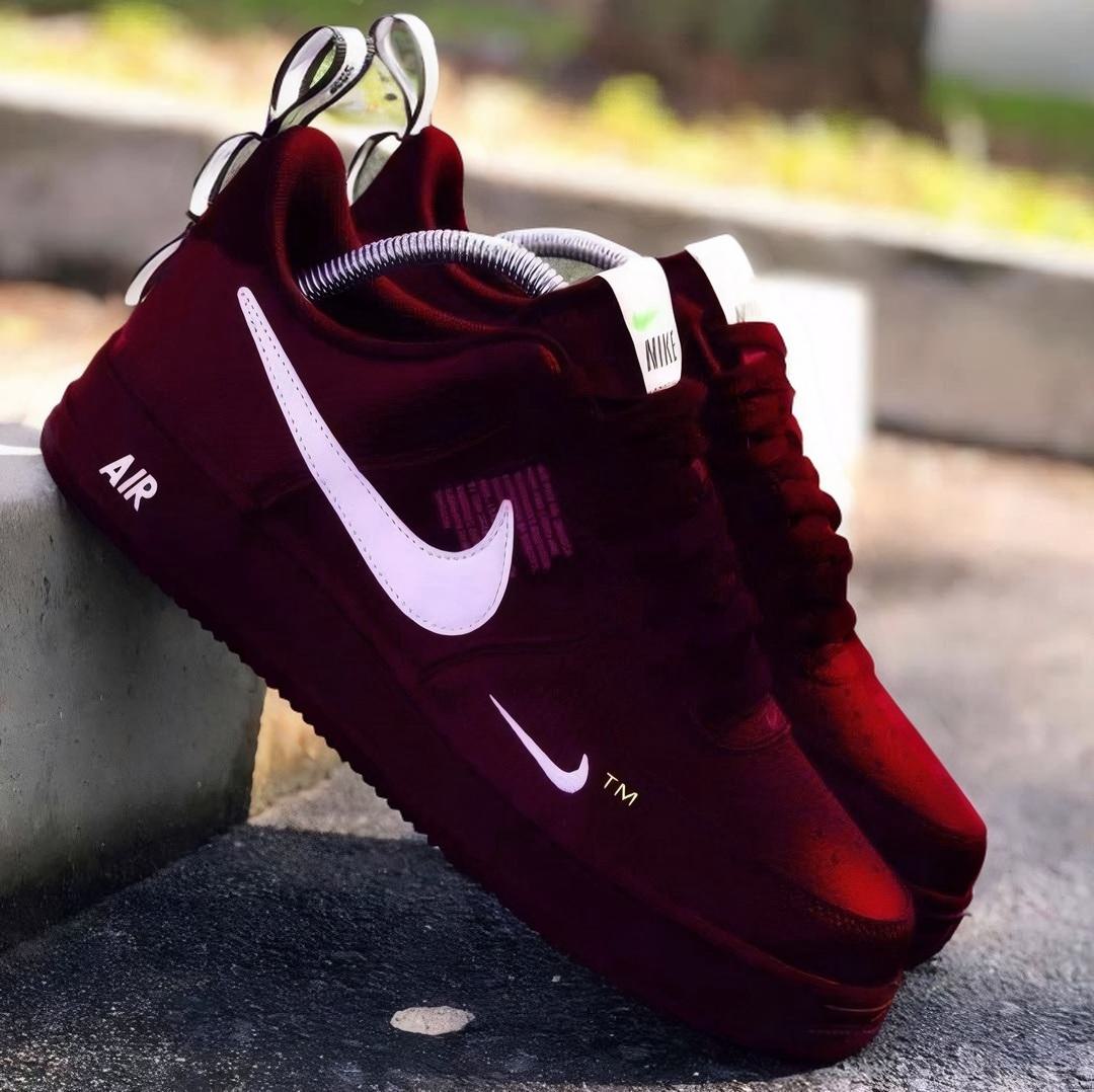 nike air force 1 suede womens burgundy