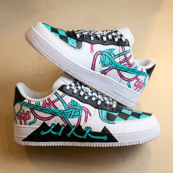 Hand Painted Graffiti Custom Sneakers-oicustom