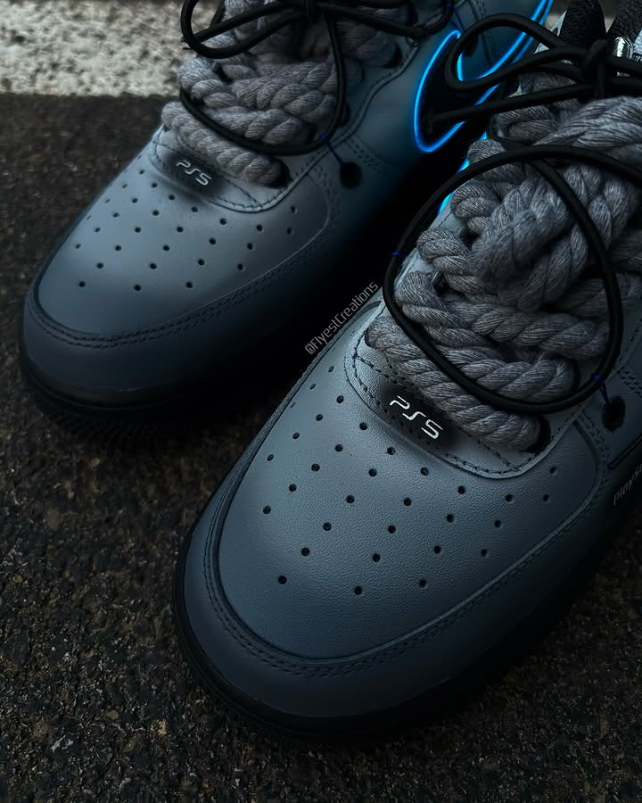 Hand Painted PS5 Custom Air Force 1 Sneakers-oicustom