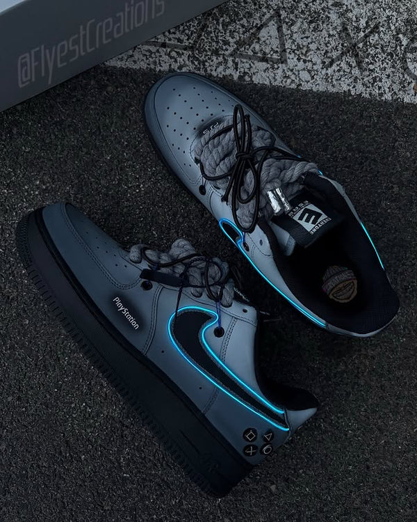 Hand Painted PS5 Custom Air Force 1 Sneakers-oicustom