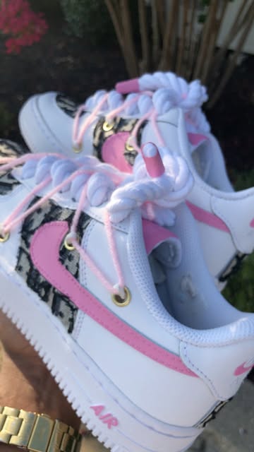 Hand Painted Purple Custom Air Force 1 Sneakers-oicustom