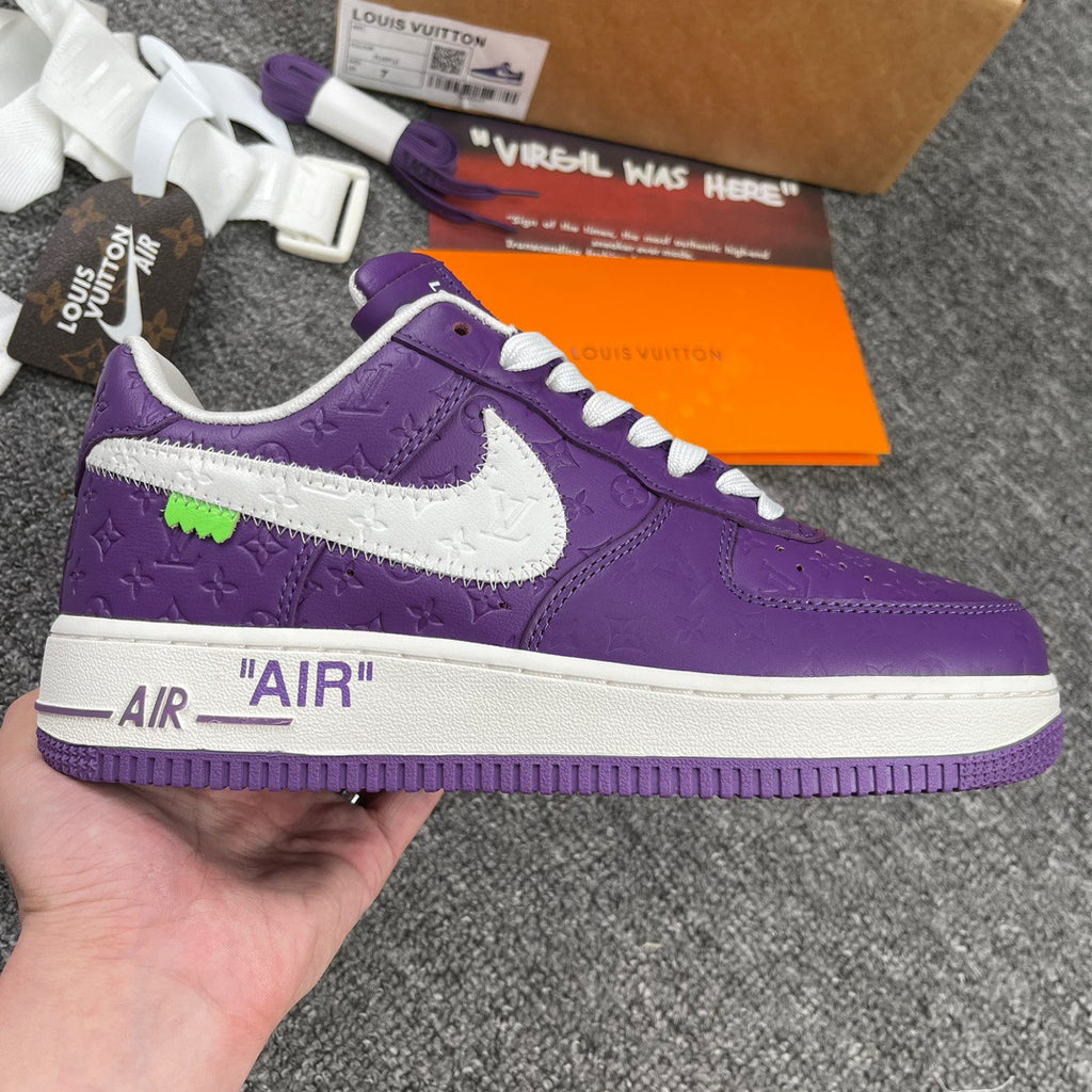 Logo Print Air Force 1 low Purple-oicustom