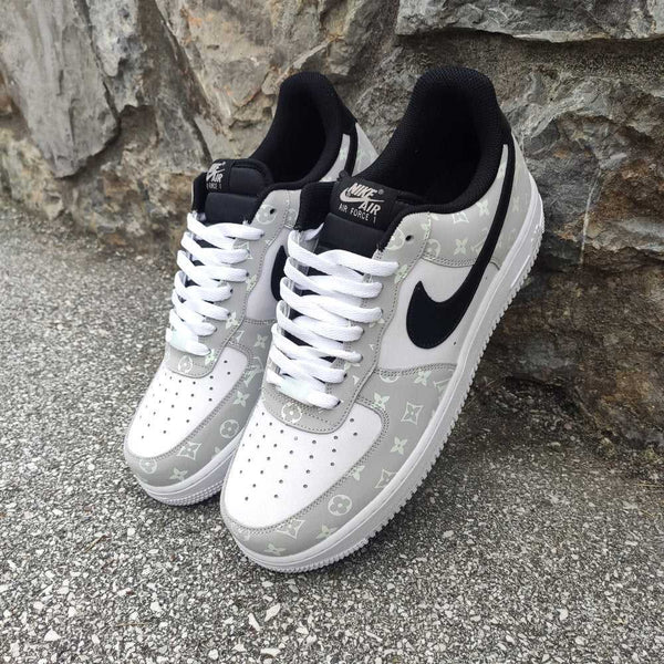 Custom Air Force 1 ROYAL GRAY LV-oicustom