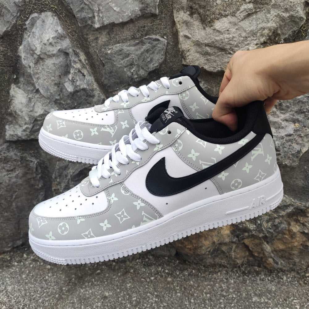 Custom Air Force 1 ROYAL GRAY LV-oicustom