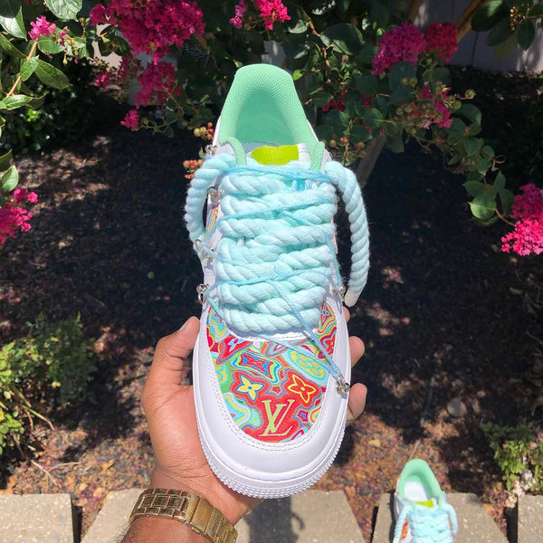 Hand Painted Colorful Custom Air Force 1 Sneakers-oicustom