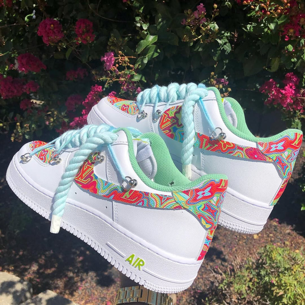 Hand Painted Colorful Custom Air Force 1 Sneakers-oicustom