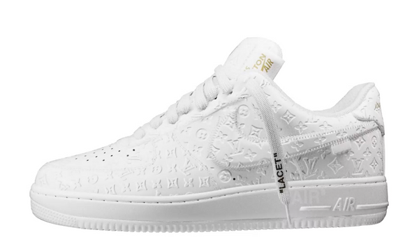 VIRGIL ABLOH Logo Print Air Force 1 White-oicustom