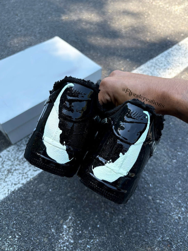 Hand Painted Venom Custom Air Force 1 Sneakers-oicustom