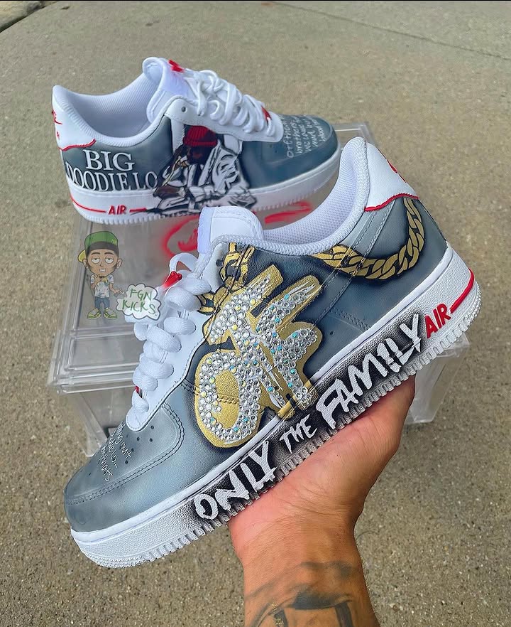 Hand Painted Custom Air Force 1 Sneakers-oicustom