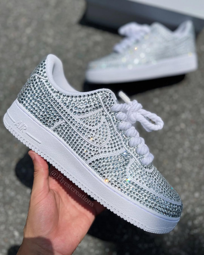 Handmade Custom Full Rhinestone Air Force 1 Sneakers