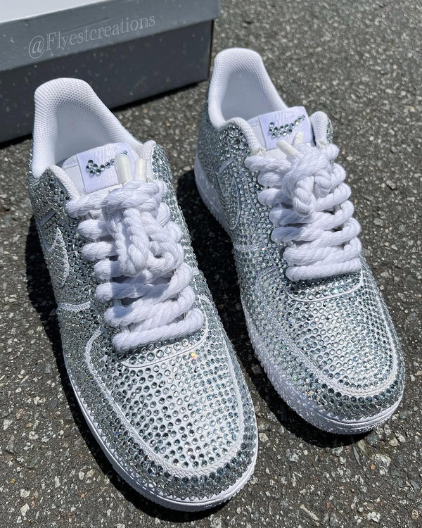 Handmade Custom Full Rhinestone Air Force 1 Sneakers-oicustom