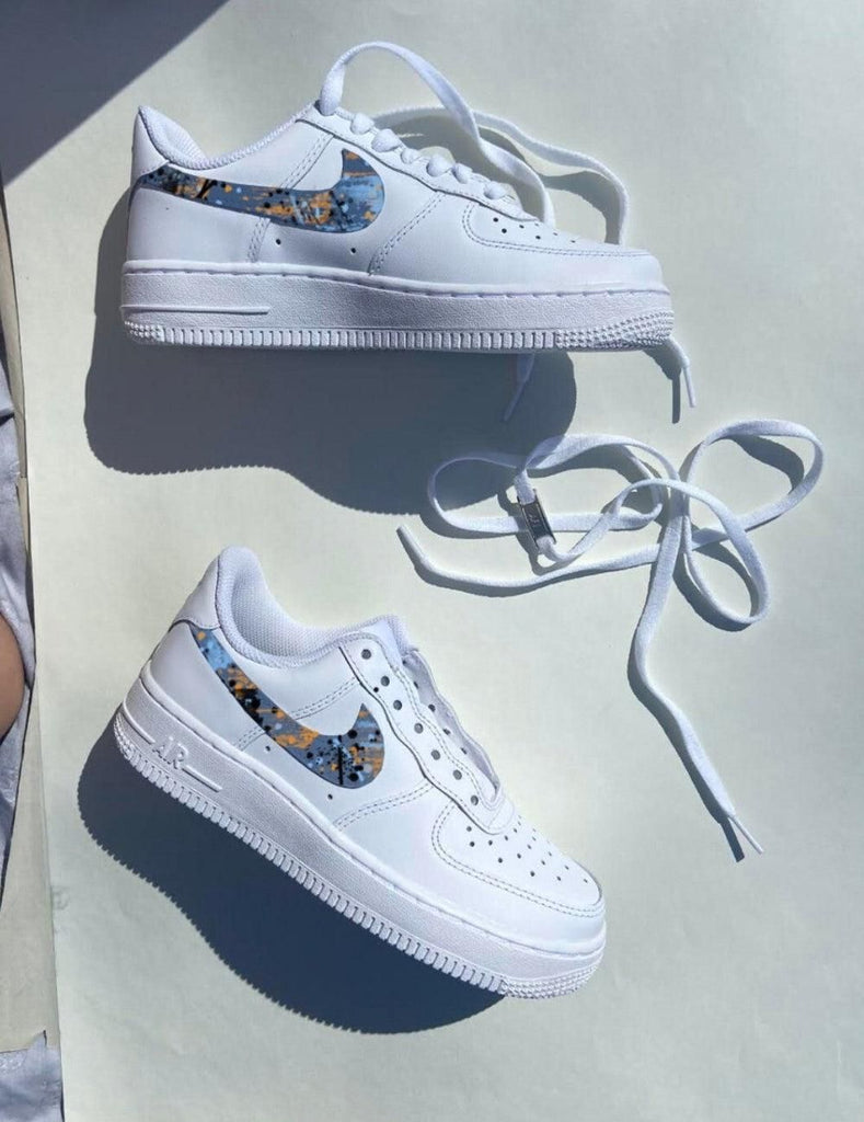 Custom AF 1s Shoes Abstract Pattern Design-oicustom