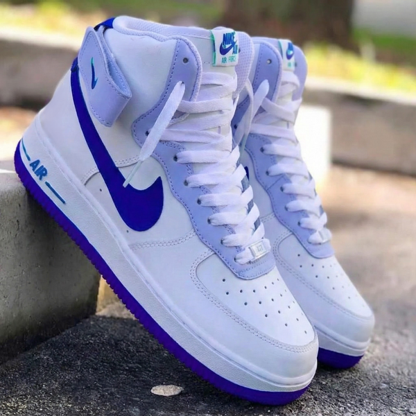 Custom AF 1s Shoes Baby Purple Blue-oicustom