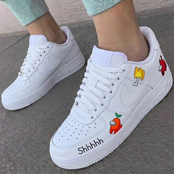 Custom AF 1s Shoes Multi Color Among Us Imposter-oicustom