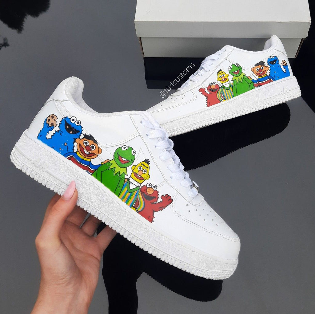 Custom AF 1s Shoes with Muppets Characters Design-oicustom