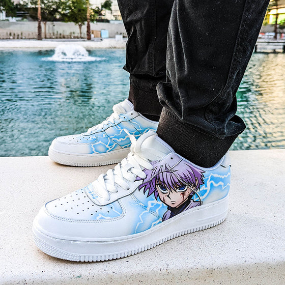Custom Air Force 1 Baby Blue Anime Character-oicustom