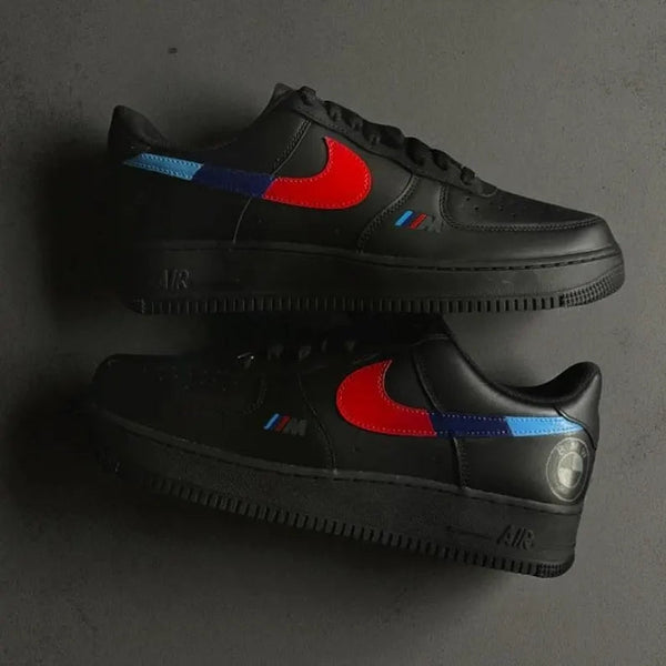 Custom Air Force 1 Black BMW Logo-oicustom