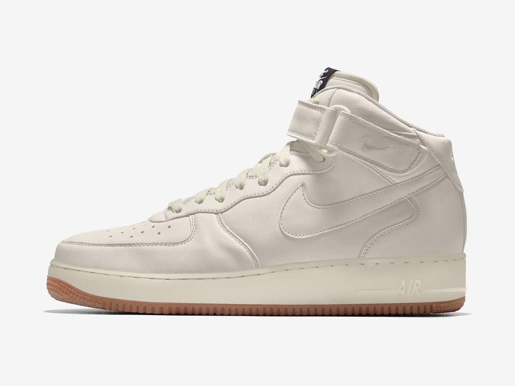 Custom Air Force 1 Cream White Plain-oicustom