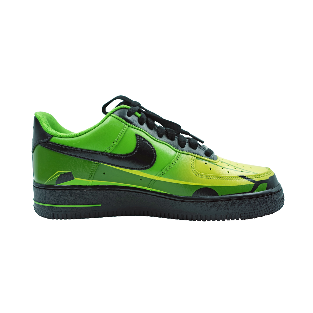 Custom Air Force 1 Green Lamborghini Design-oicustom
