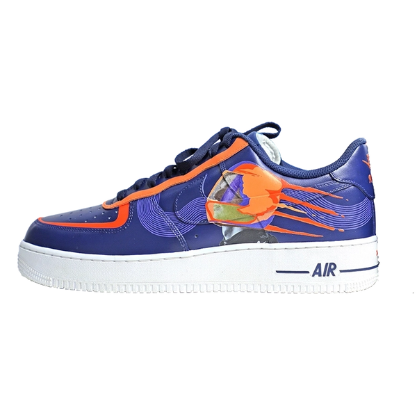 Custom Air Force 1 Purple Orange Lion Abstract Graphic-oicustom