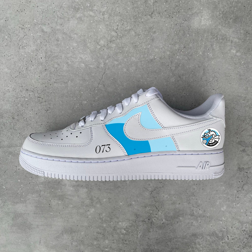 Custom Air Force 1 White Baby Blue Graphic 073 Logo-oicustom