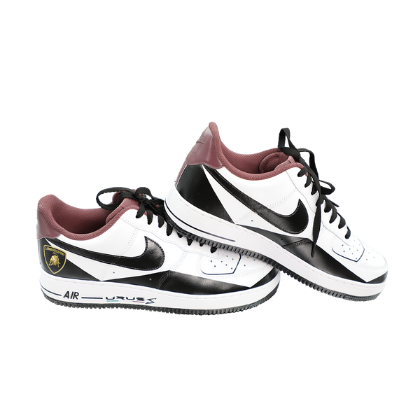 Custom Air Force 1 White Black With Lamborghini Logo-oicustom