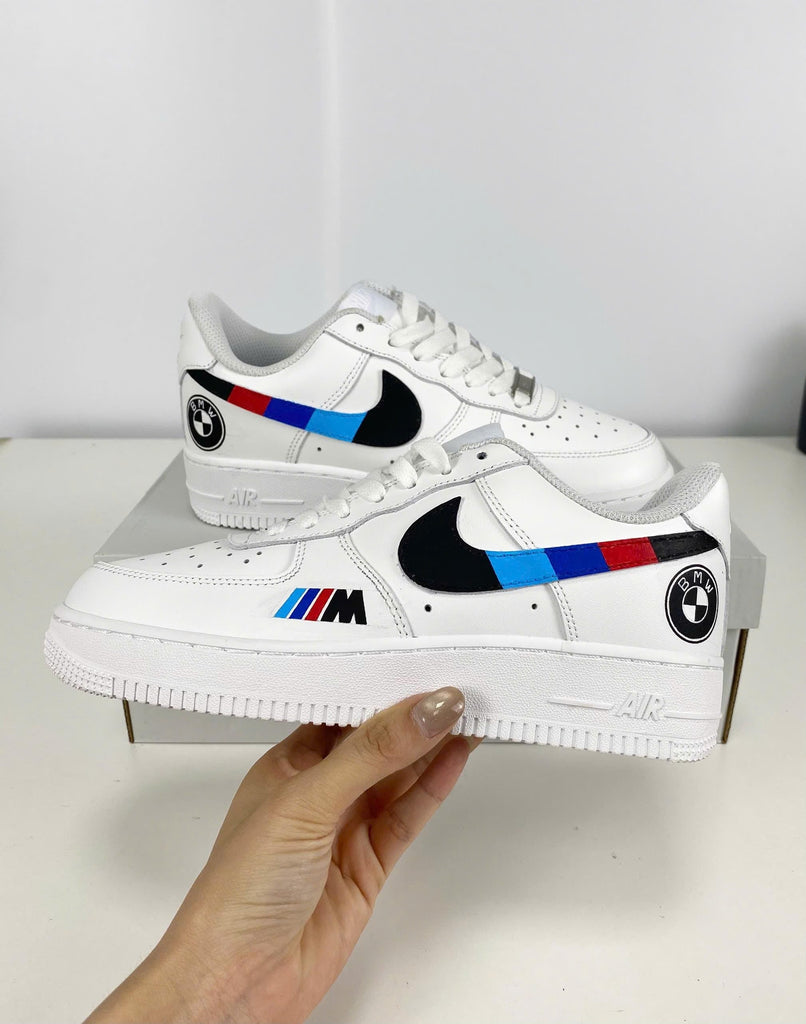 Custom Air Force 1 White BMW M Pattern-oicustom