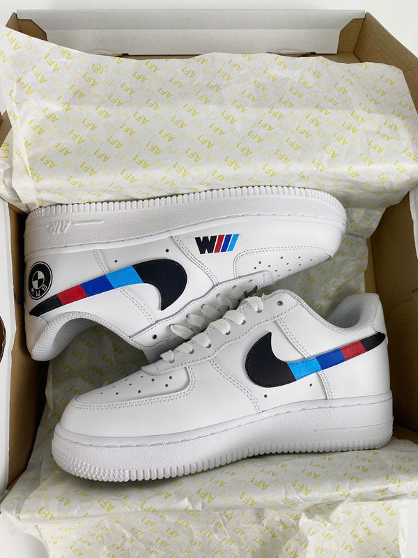 Custom Air Force 1 White BMW M Pattern-oicustom