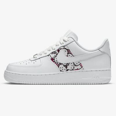 Custom Air Force 1 White Hello Kitty Cartoon-oicustom