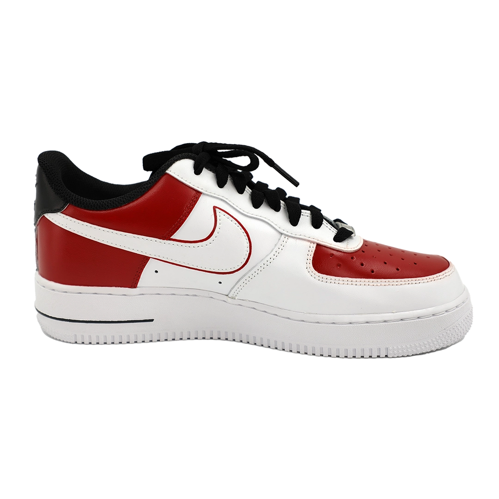 Custom Air Force 1 White Red With Rubicon Design-oicustom