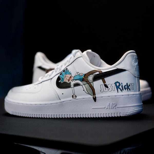 Custom Air Force 1 White Rick And Morty Theme-oicustom