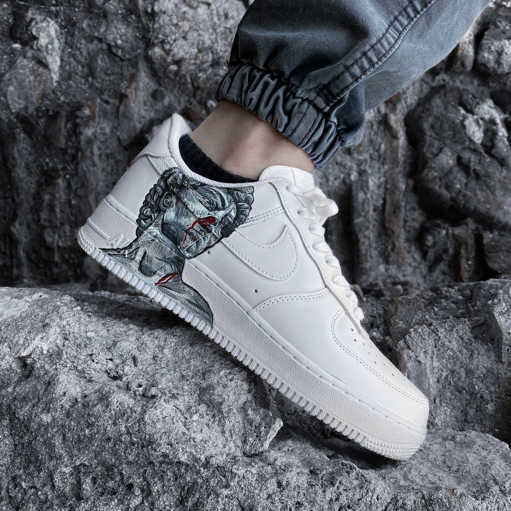 Custom Air Force 1 White Statue Design-oicustom