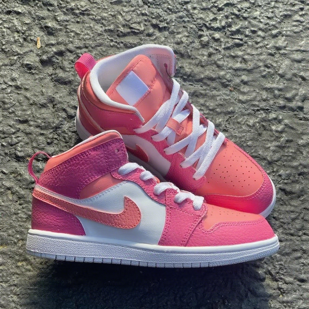 Custom Dunk Baby Pink White Color-oicustom