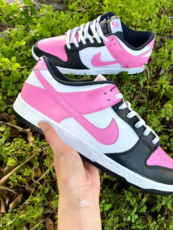 Custom Dunk Pink Black White Color-oicustom