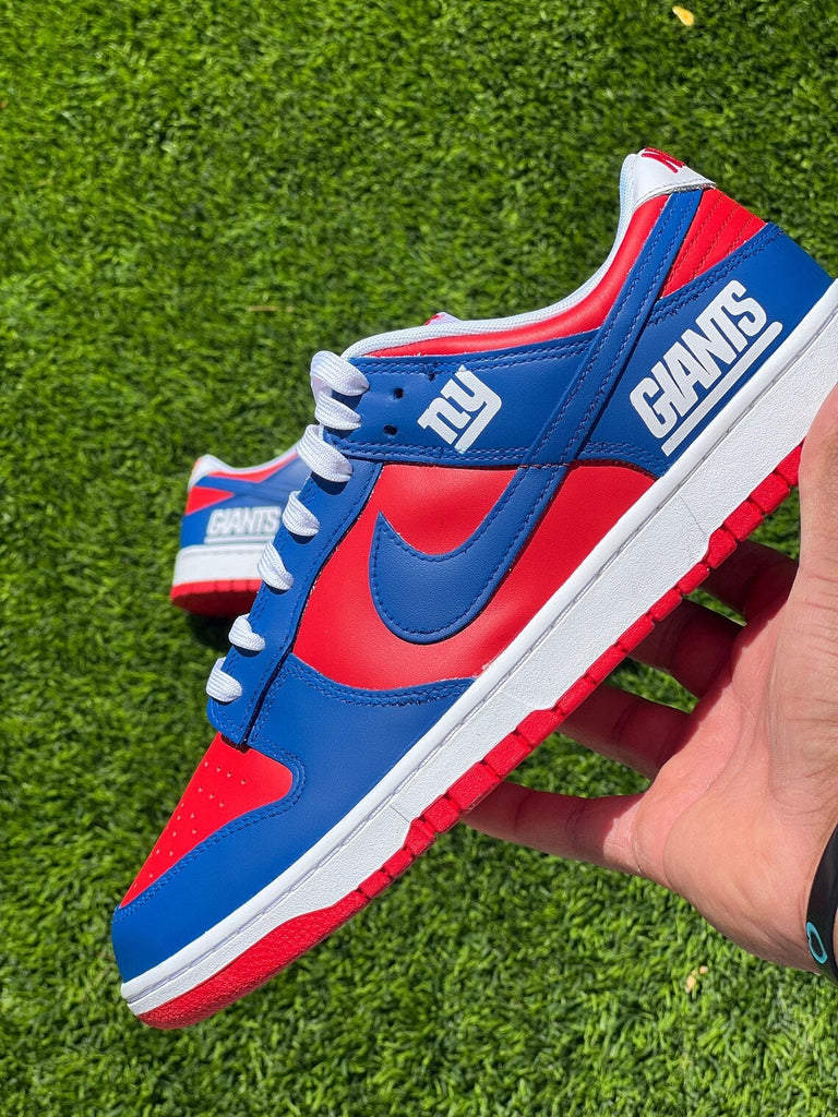 Custom Dunk Red Blue New York Giants Theme-oicustom