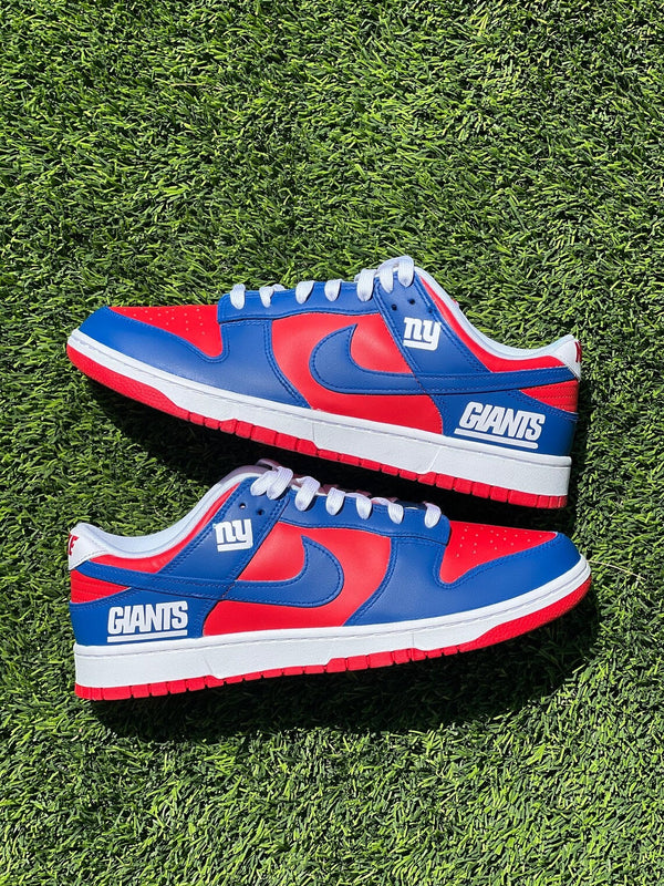 Custom Dunk Red Blue New York Giants Theme-oicustom